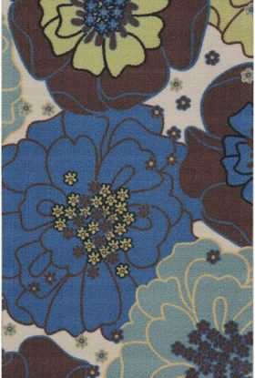 Nourison Home & Garden Light Blue 2'3" x 8' Runner