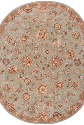 Nourison Home Nourison 2000 Aqua 7'6" x 9'6" Oval