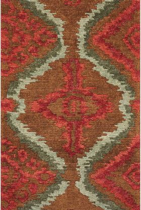 Nourison Home Tahoe Brown/Red 2'3" x 8' Runner