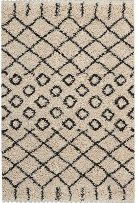 Nourison Home Moroccan Shag Cream 3'11" x 6'7"