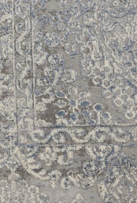 Nourison Home Rustic Textures Ivory Light Blue