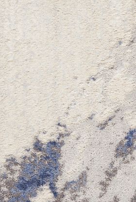 Nourison Home Silky Textures Blue/Ivory/Grey 7'10" x 10'6"