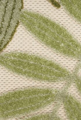 Nourison Home Aloha Ivory Green