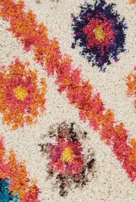 Nourison Home Nomad Ivory/Pink 3'11" x 6'