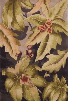 Nourison Home Tropics Plum