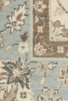 Nourison Home Living Treasures Ivory/Aqua 7'6" x 9'6"