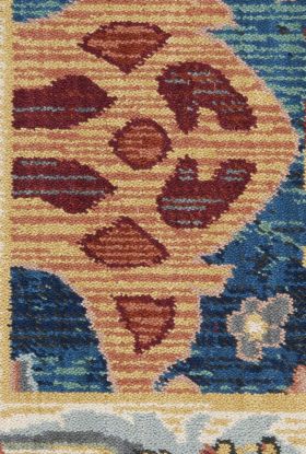 Nourison Home Parisa Denim Multi 5'3" x 7'5"