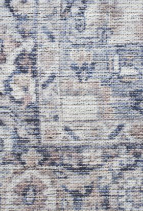 Nicole Curtis Machine Washable Series 1 Ivory Navy