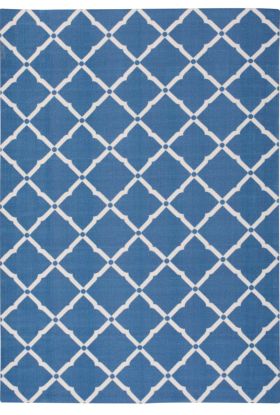 Nourison Home & Garden Navy 7'9" x 10'10"