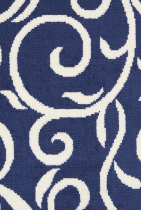 Nourison Home Grafix Navy