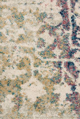 Nourison Home Fusion Cream/Blue 9'6" x 13'