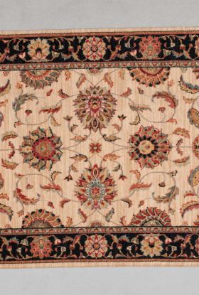 Nourison Home Living Treasures Ivory/Black 3'6" x 5'6"