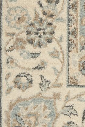 Nourison Home Living Treasures Aqua/Ivory