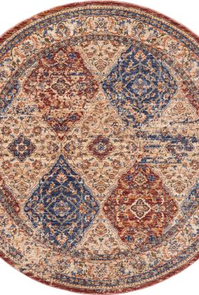 Nourison Home Lagos Multicolor 5' x Round