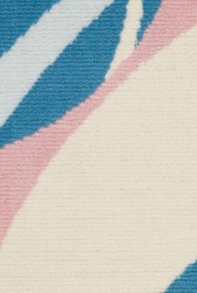 Nourison Home Grafix Blue Multi Colored 5'3" x 7'3"