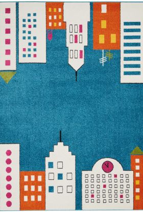 Nourison Home Miles Blue 4' x 6'