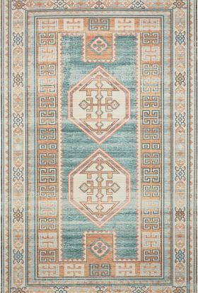 Nourison Home Madera Teal Green 3'6" x 5'6"