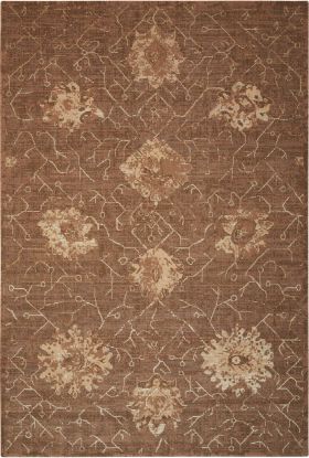 Nourison Home Silken Allure Chocolate 5'6" x 8'