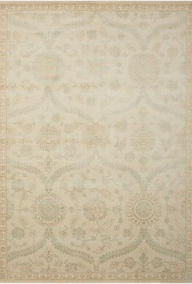 Nourison Home Luminance Cream/Mint 5'3" x 7'5"