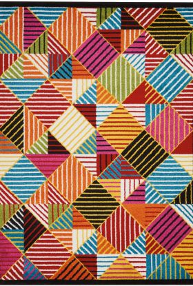 Nourison Home Oakdale Black/Multicolor 9'2" x 12'