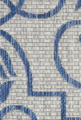 Nourison Home Country Side Ivory Blue 7' x 10'