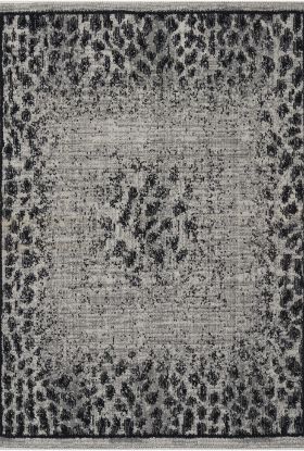 Nourison Home Riviera Grey/Black 2' x 2'9"