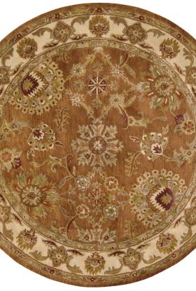 Nourison Home Jaipur Rust 8' x Round