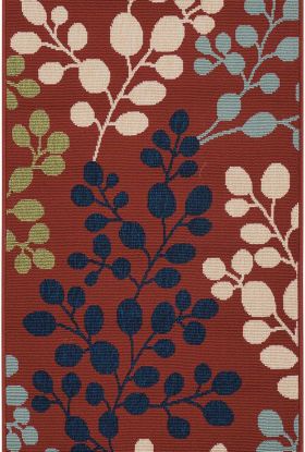 Nourison Home Caribbean Rust 2'3" x 7'6" Runner