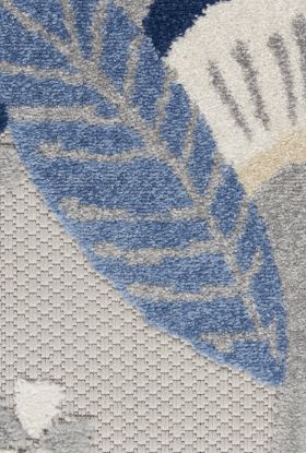 Nourison Home Aloha Blue/Grey