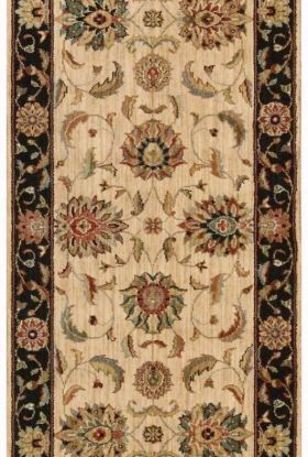 Nourison Home Living Treasures Ivory/Black 2'6" x 8' Runner