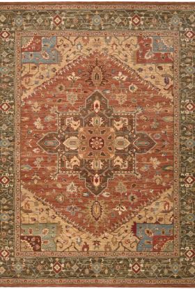 Nourison Home Living Treasures Rust