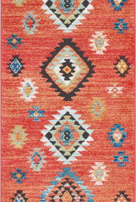 Nourison Home South Western Red 2'2" x 4'3"