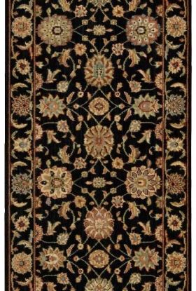 Nourison Home Living Treasures Black 2'6" x 8' Runner