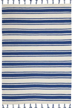 Nourison Home Rio Vista Ivory/Navy 4' x 6'6"