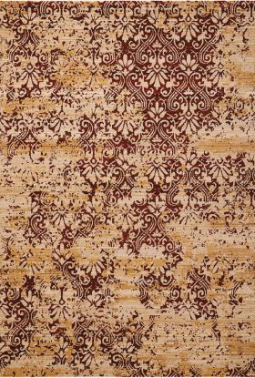 Nourison Home Rhapsody Gold/Garnet 5'6" x 8'