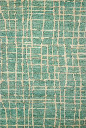 Nourison Home Tahoe Modern Turqoise Green 7'9" x 9'9"