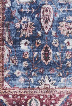 Nourison Home Grand Washables Blue Brick