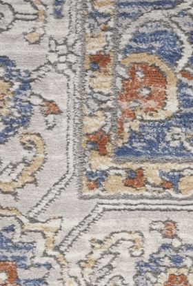 Nicole Curtis Series 4 Light Blue Grey 2'2" x 7'6" Runner