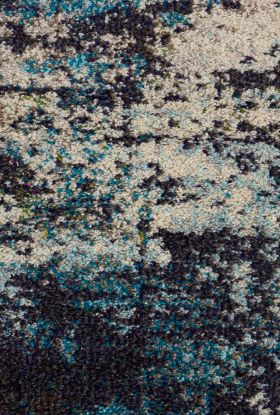 Nourison Home Celestial Ivory/Teal Blue