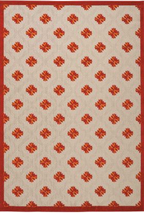 Nourison Home Aloha Red 9'6" x 13'