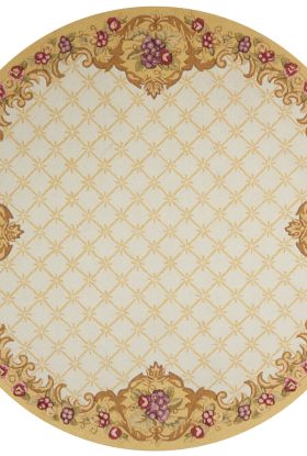Nourison Home Fantasy Ivory 7'6" x Round