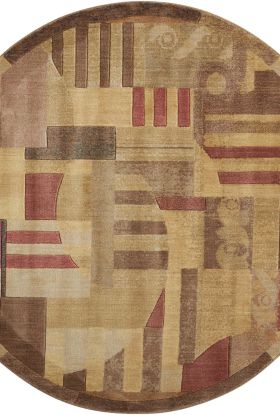 Nourison Home Somerset Multicolor 5'6" x Round