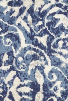 Nourison Home Jubilant Navy Ivory