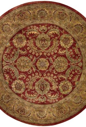Nourison Home Jaipur Burgundy 8' x Round