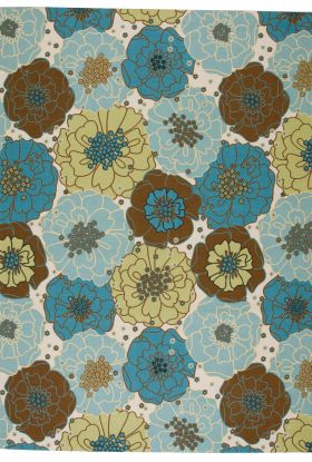 Nourison Home & Garden Light Blue 7'9" x 10'10"