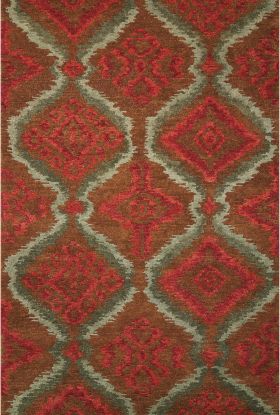 Nourison Home Tahoe Brown/Red 3'9" x 5'9"