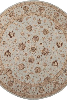 Nourison Home Heritage Hall Light Blue 9' x Round