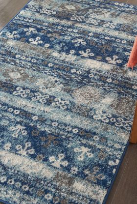 Nourison Home Persian Vintage Ivory Blue 3'3" x 5'3"