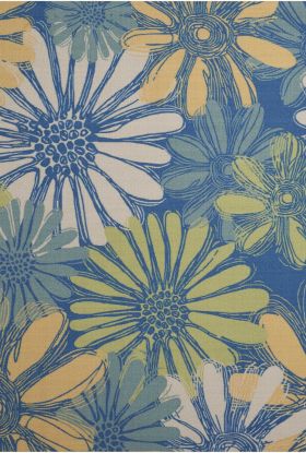 Nourison Home & Garden Blue 8'6" x Square