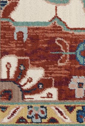 Nourison Home Parisa Brick/Ivory 5'3" x 7'5"